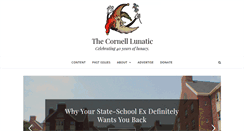 Desktop Screenshot of cornelllunatic.com