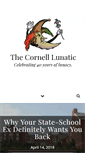 Mobile Screenshot of cornelllunatic.com